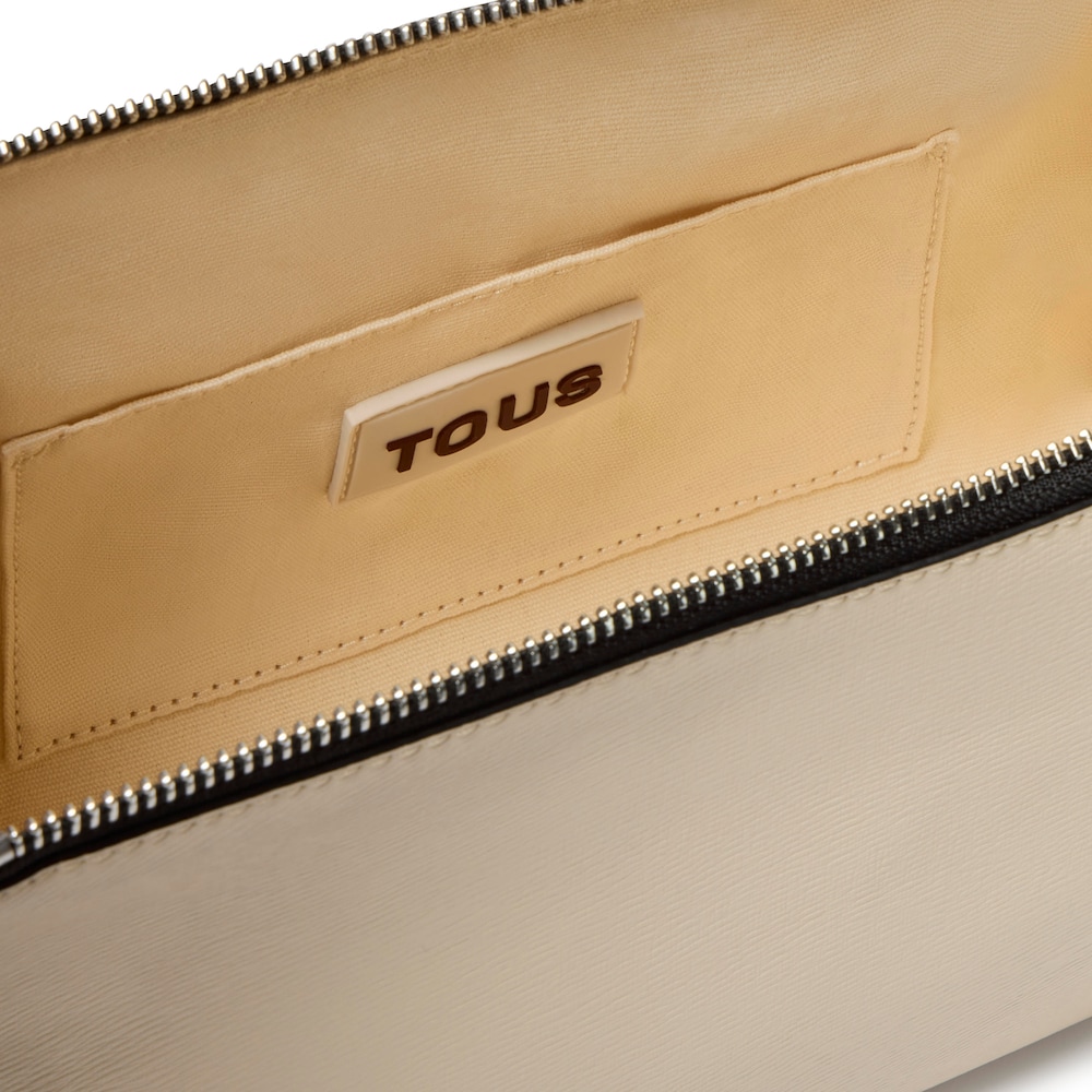 Mala de tiracolo m&eacute;dia bege TOUS Amanda