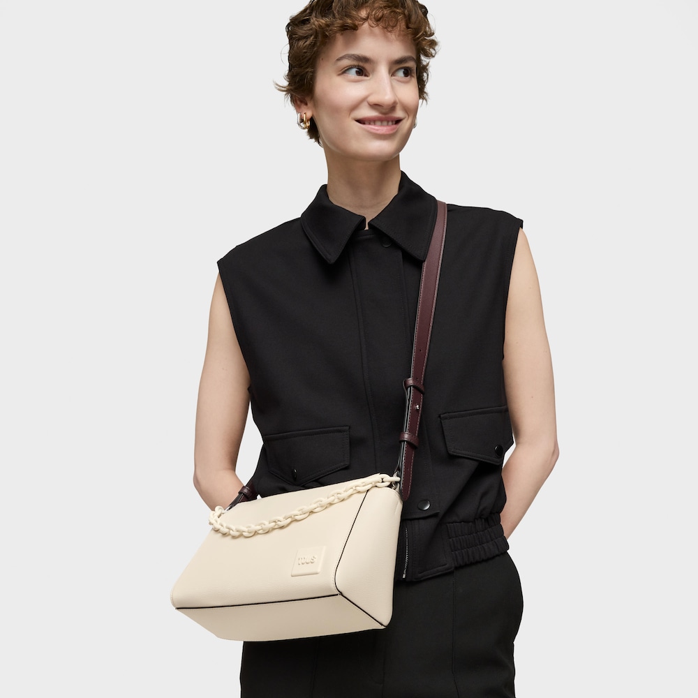 Mala de tiracolo m&eacute;dia bege TOUS Amanda