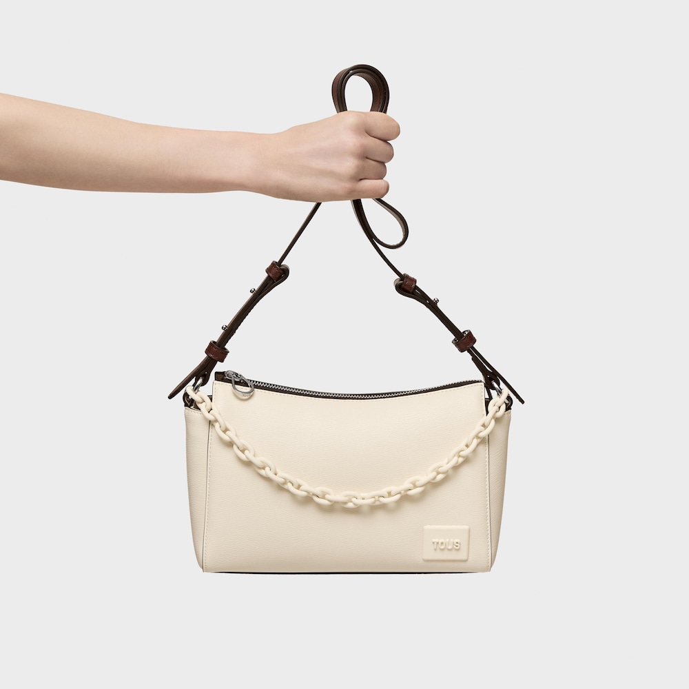Bandolera mediana beige TOUS Amanda Bandolera mediana beige TOUS Amanda