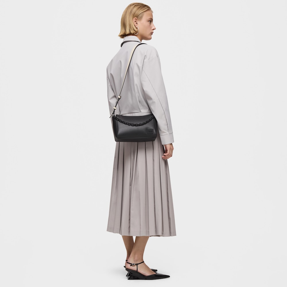 Medium beige and black Crossbody bag TOUS Amanda image number 5