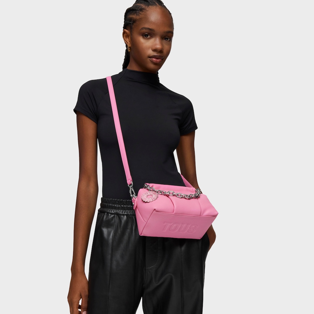 Bandolera peque&ntilde;a rosa oscuro TOUS Jane