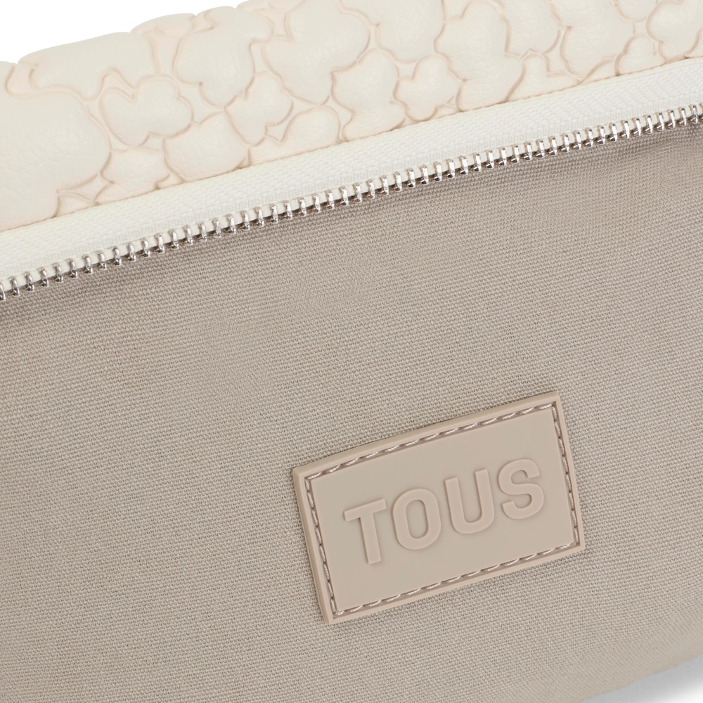 Small beige Crossbody bag TOUS Jane Puffy Bear