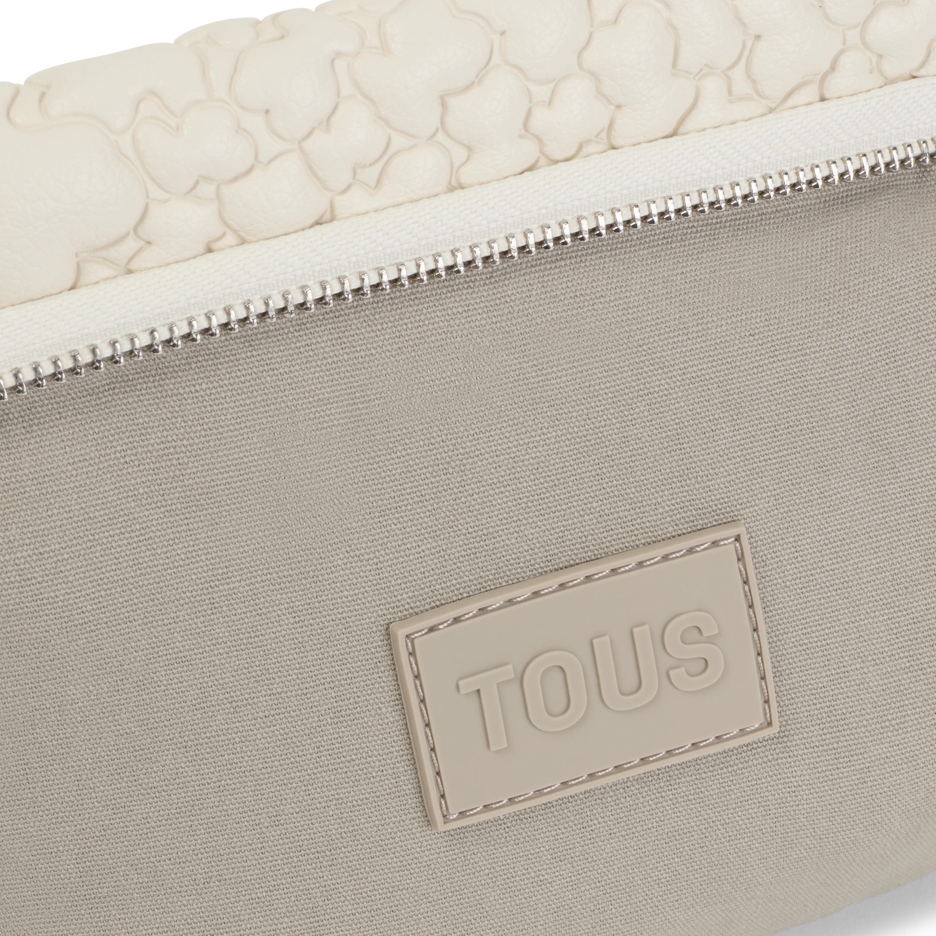 Small beige Crossbody bag TOUS Jane Puffy Bear