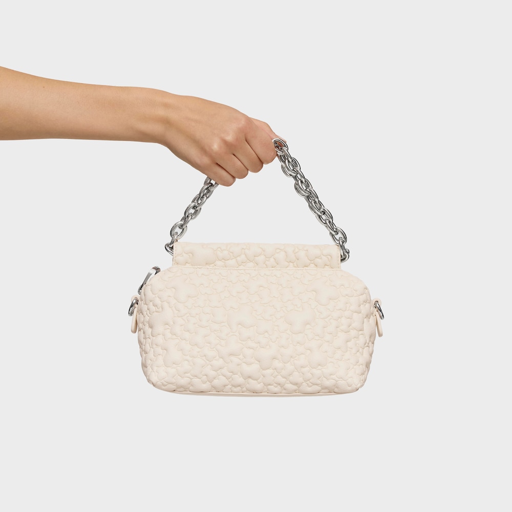 Small beige Crossbody bag TOUS Jane Puffy Bear