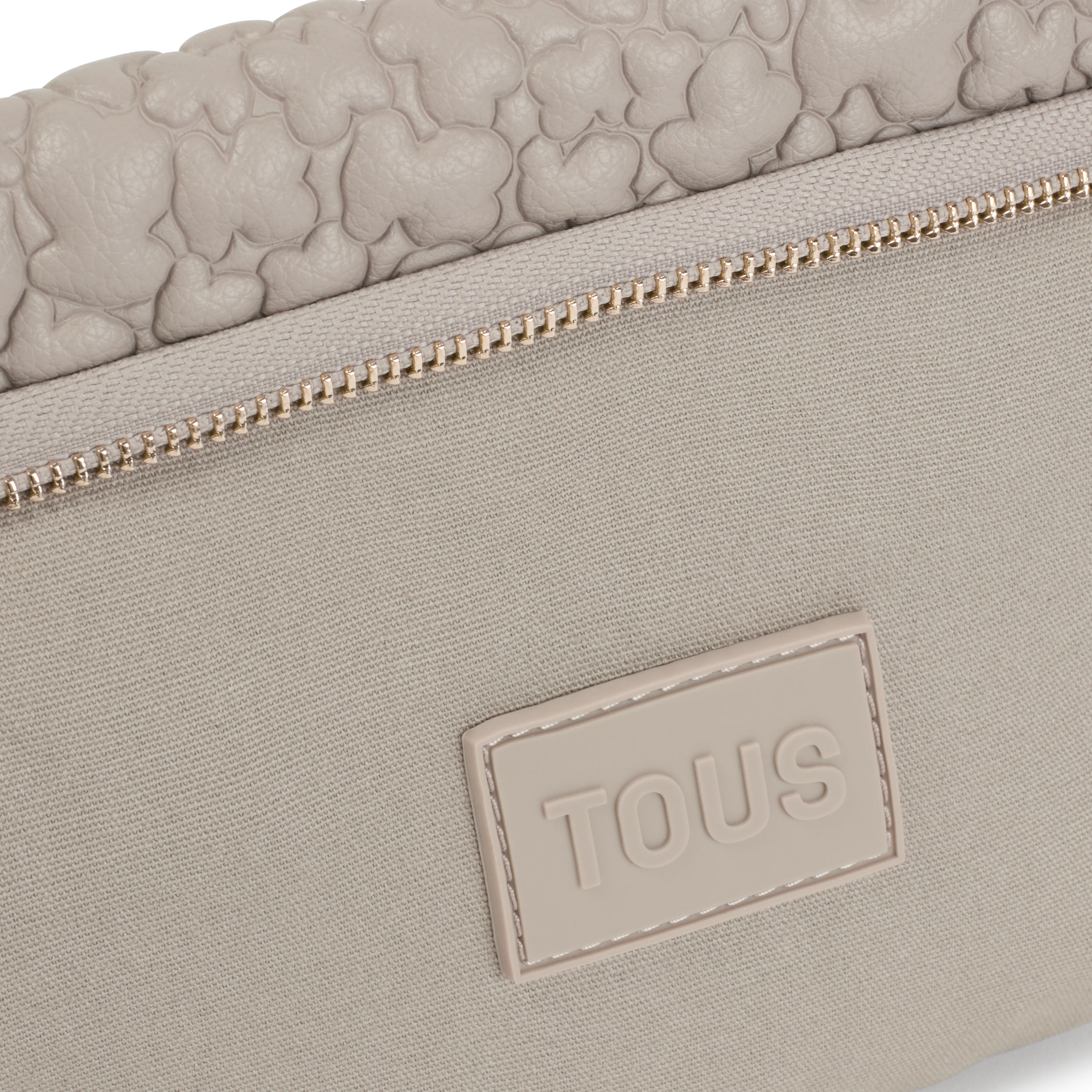 Small taupe Crossbody bag TOUS Jane Puffy Bear