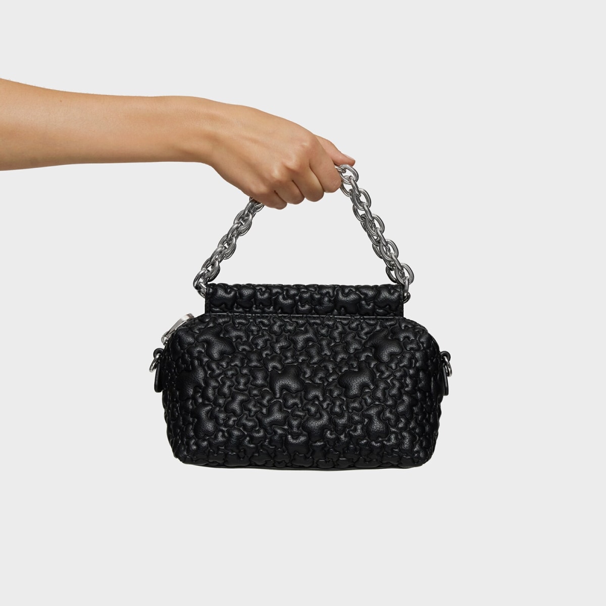 Tous - Bandolera Pequeña Negra Tous Jane Puffy Bear - Negro