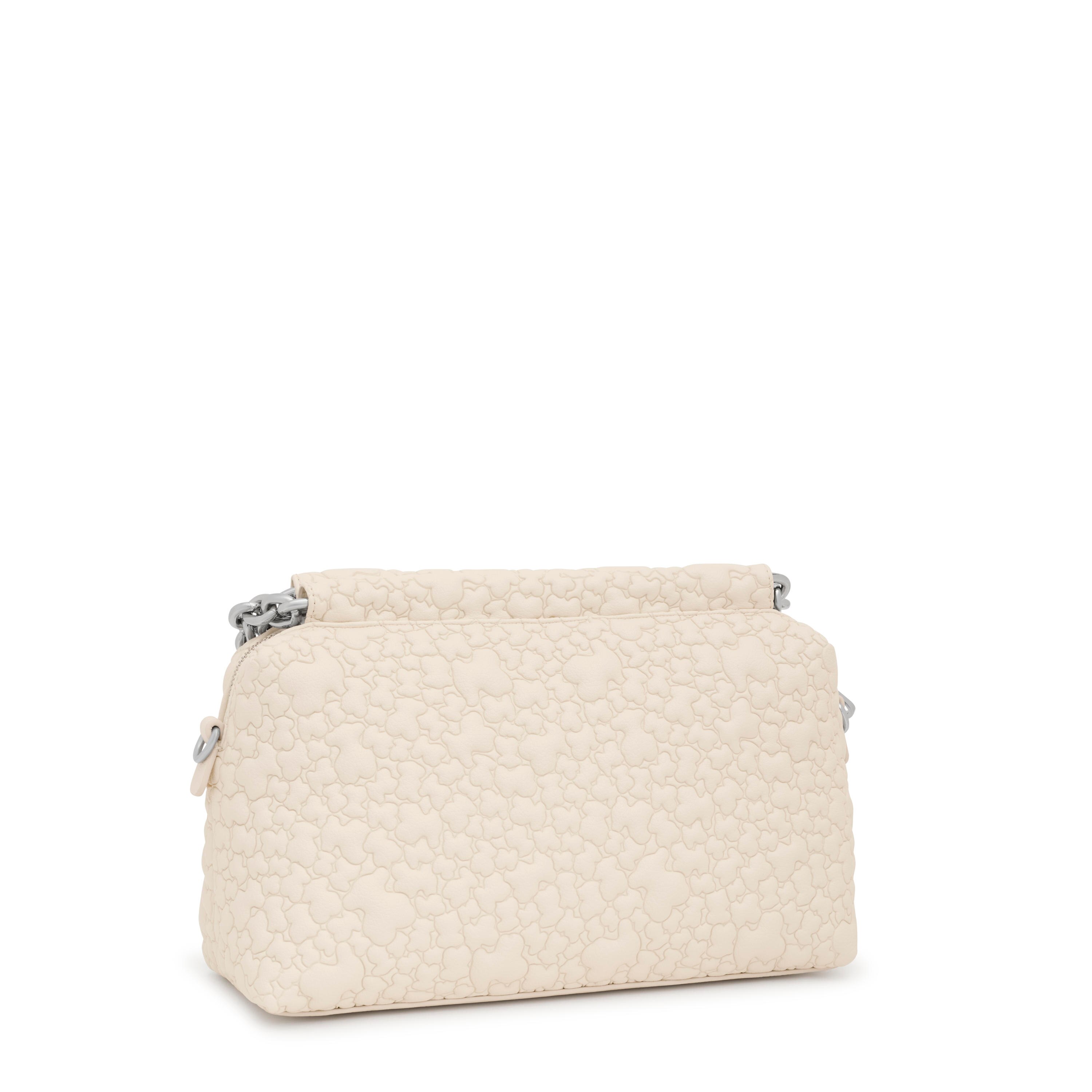 Medium beige Bowling bag TOUS Jane Puffy Bear
