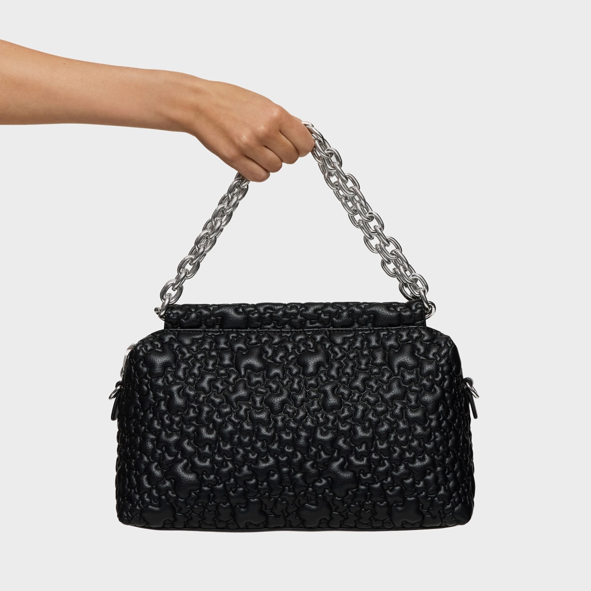 Medium black Bowling bag TOUS Jane Puffy Bear