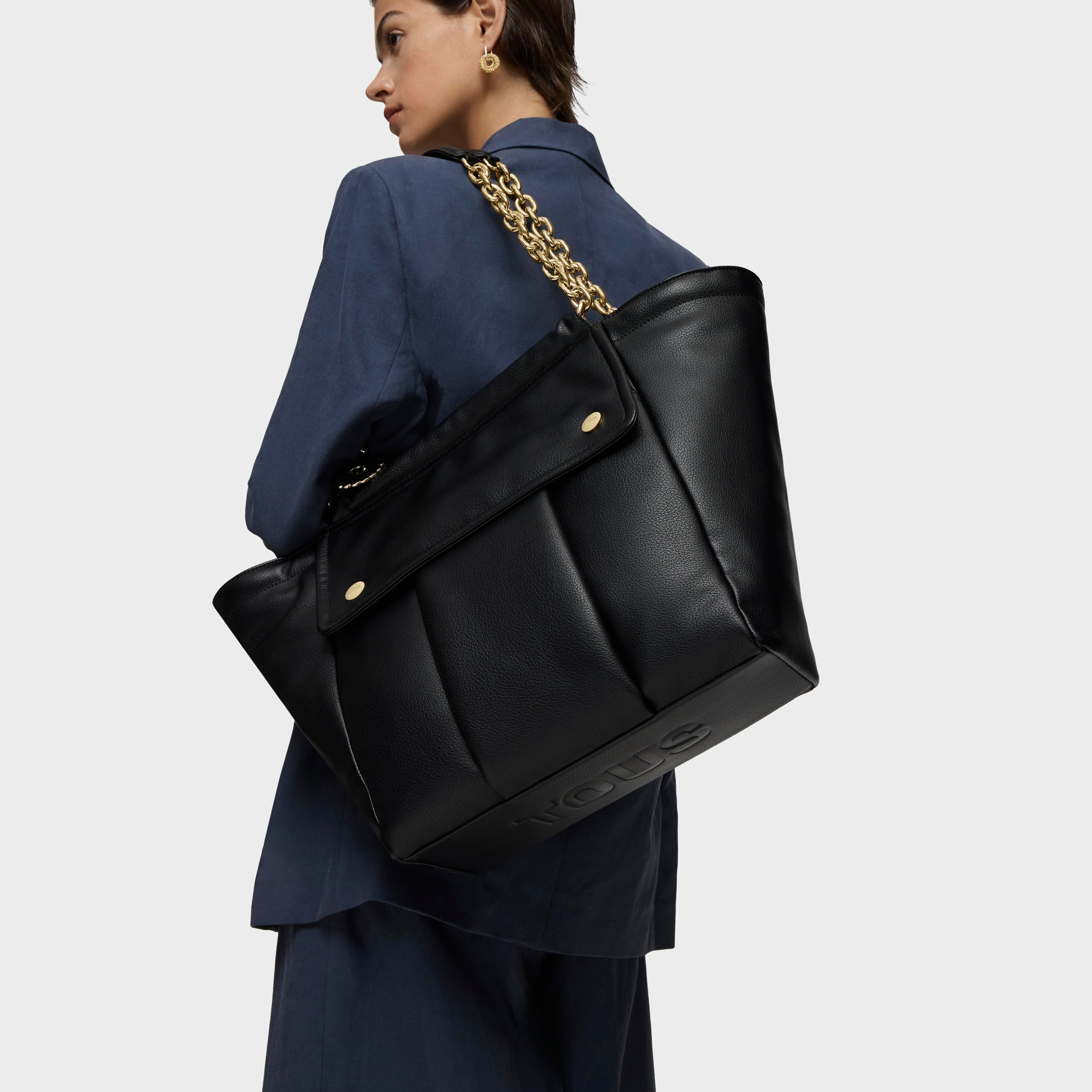 Large black Tote bag TOUS Jane