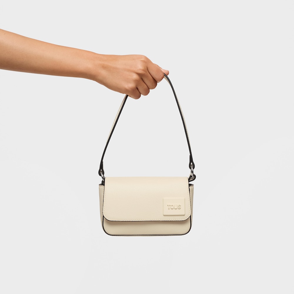 Mini bolso de hombro beige TOUS Amanda image number 7