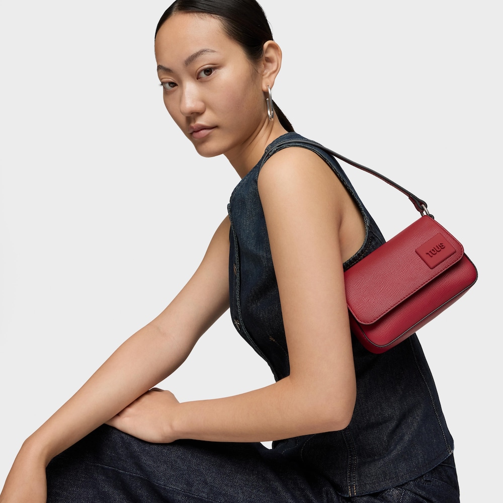 Mini bolso de hombro rojo TOUS Amanda