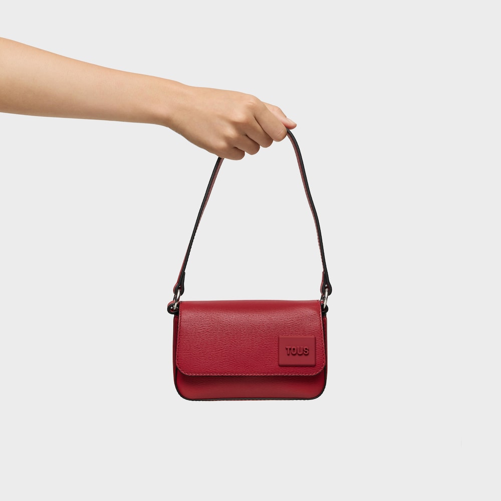 Mini bolso de hombro rojo TOUS Amanda image number 8