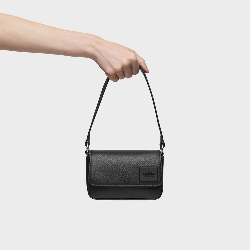 Mini bolso de hombro negro TOUS Amanda image number 7