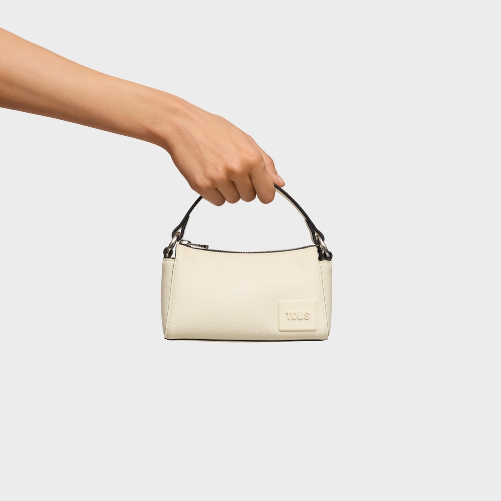 Mini bolso bandolera beige TOUS Amanda image number 6