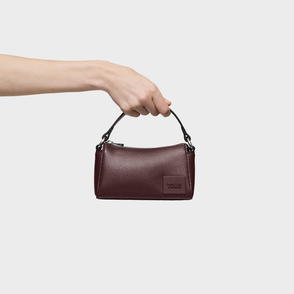 Burgundy Crossbody minibag TOUS Amanda