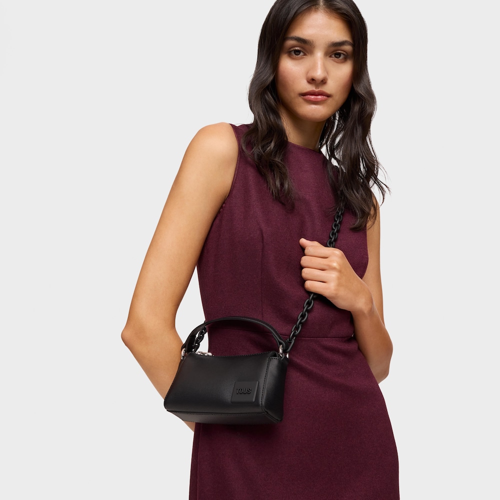 Mini bolso bandolera negro TOUS Amanda