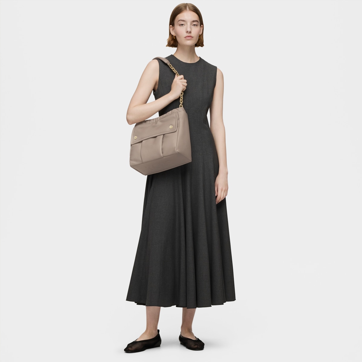 Medium taupe Shoulder bag TOUS Jane