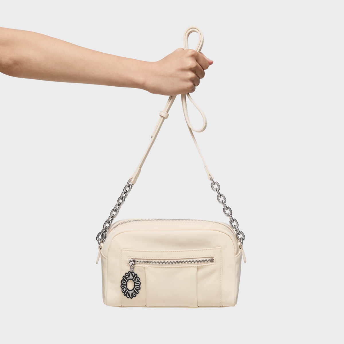 Medium beige Crossbody bag TOUS Jane Soft