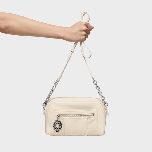 Medium beige Crossbody bag TOUS Jane Soft