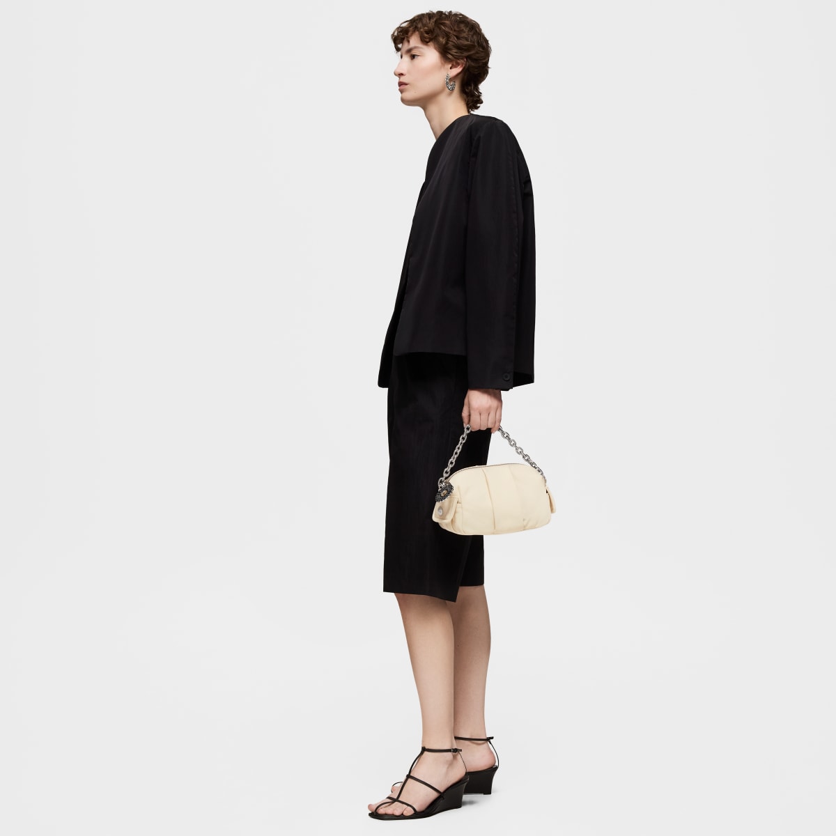 Beige Crossbody reporter bag TOUS Jane Soft