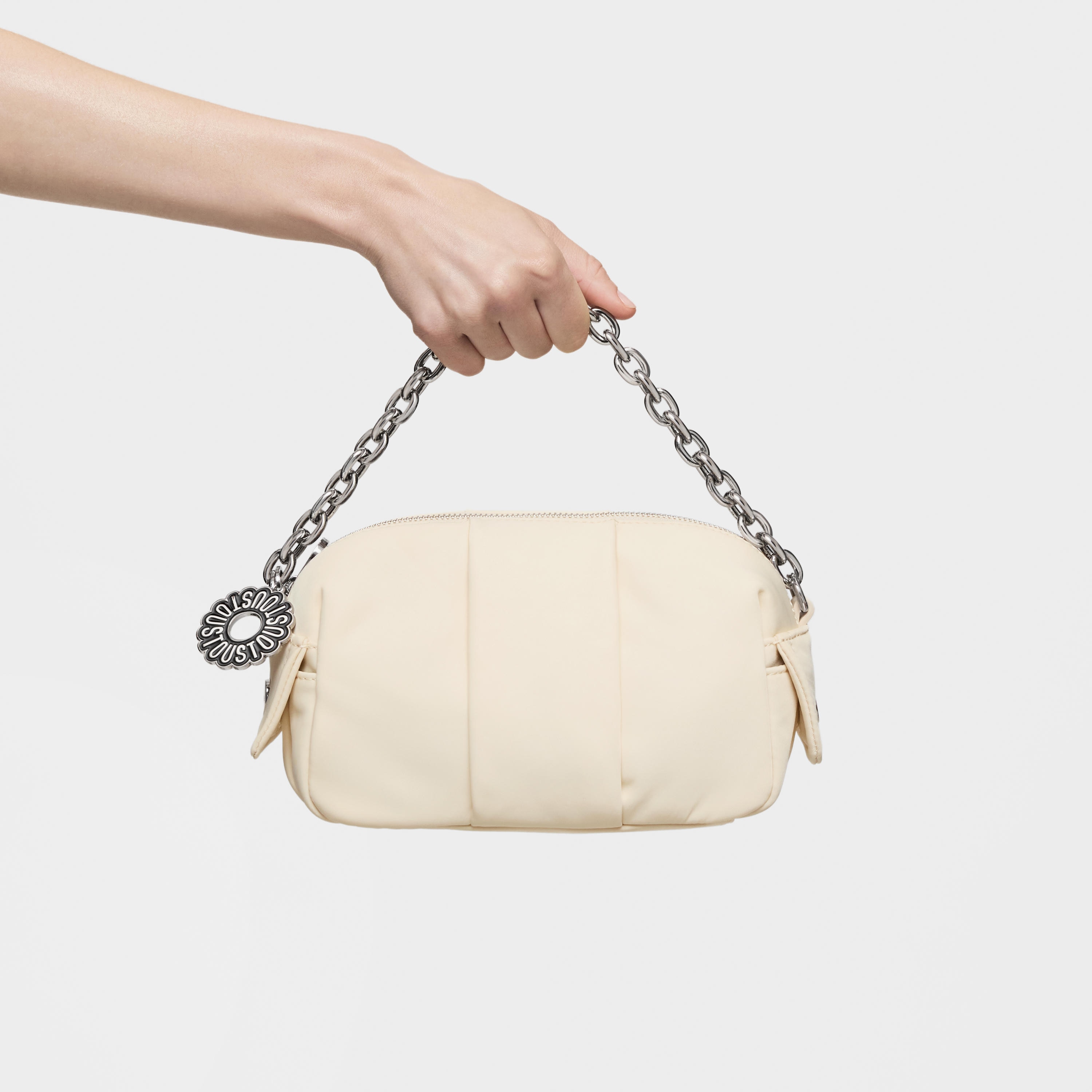 Beige Crossbody reporter bag TOUS Jane Soft
