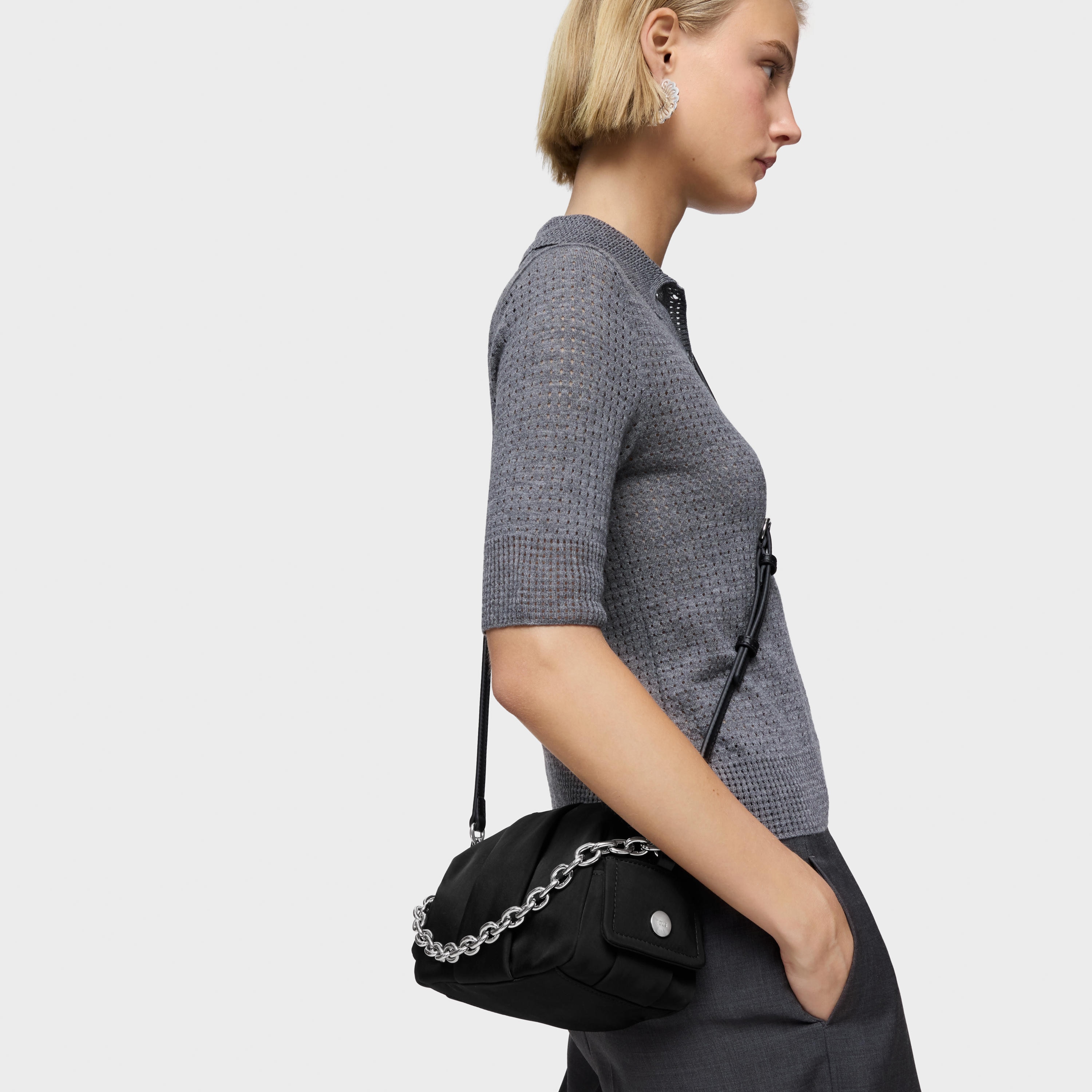 Black Crossbody reporter bag TOUS Jane Soft