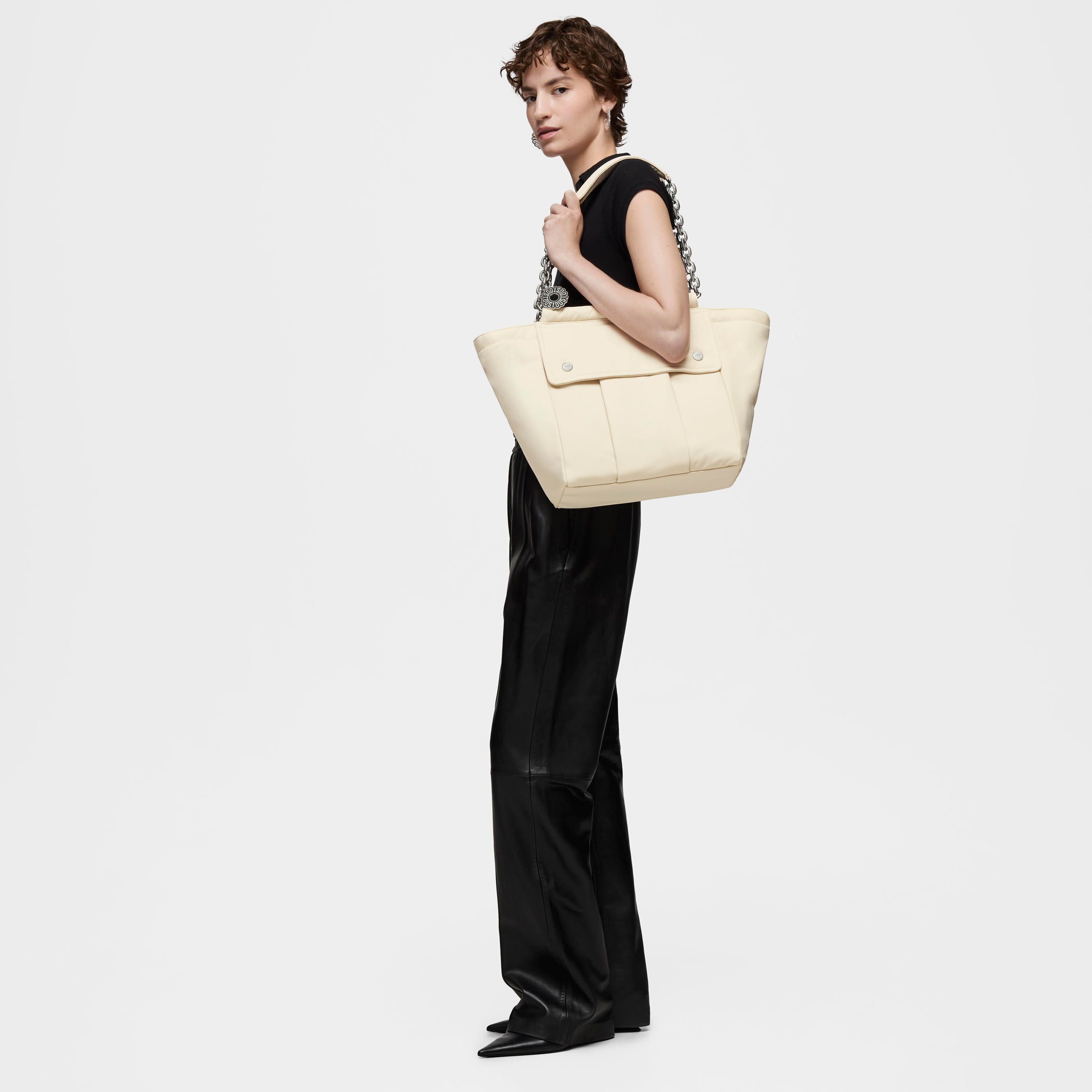 Large beige Tote bag TOUS Jane Soft