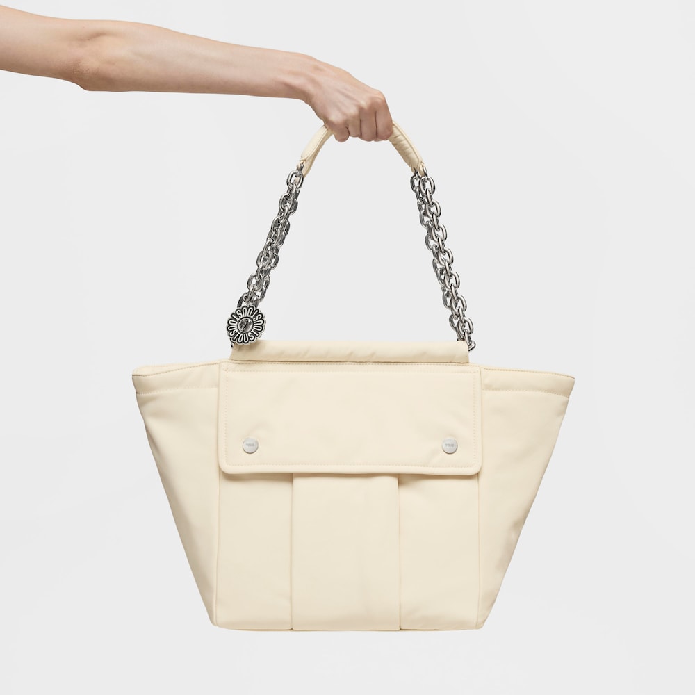 Large beige Tote bag TOUS Jane Soft