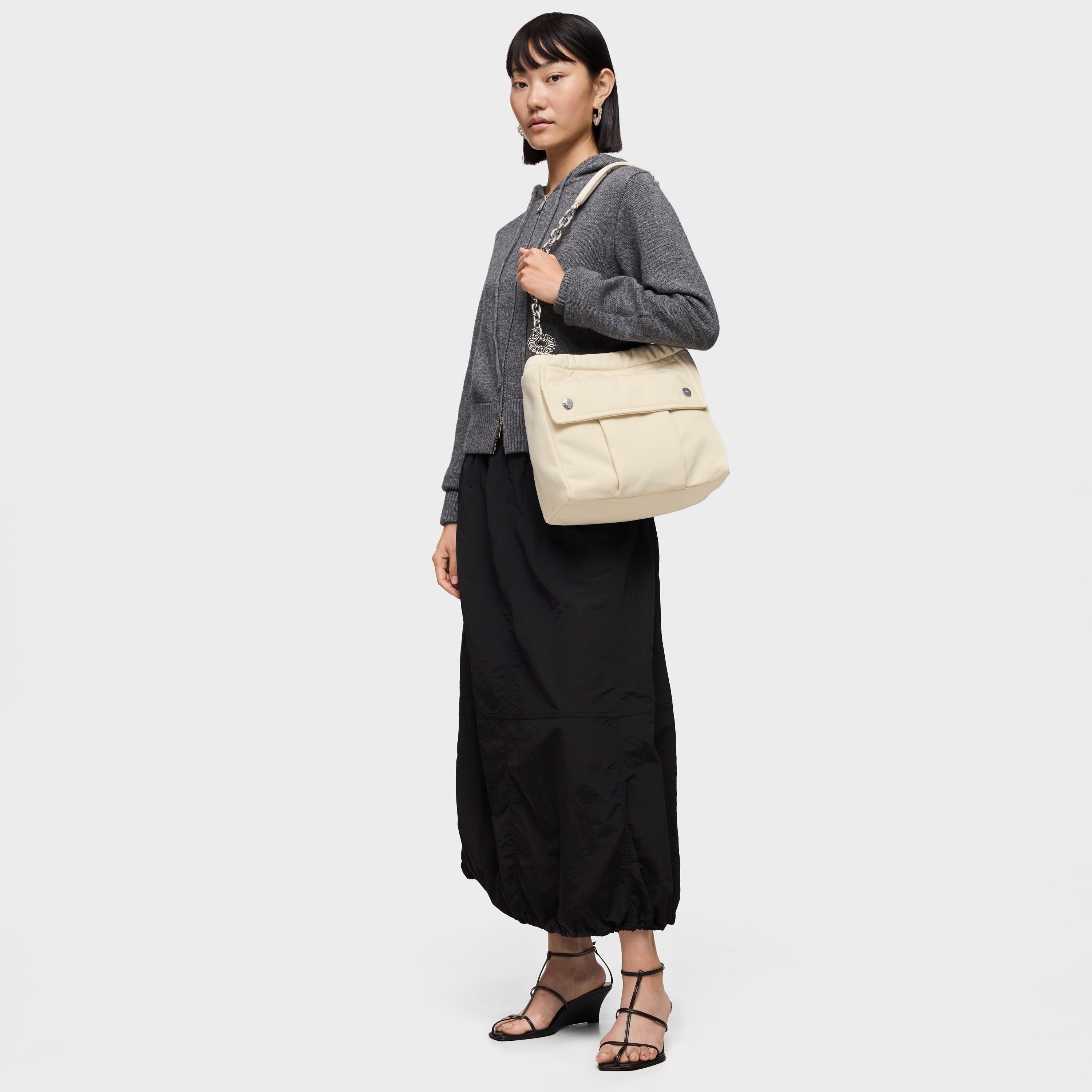 Medium beige Shoulder bag TOUS Jane Soft