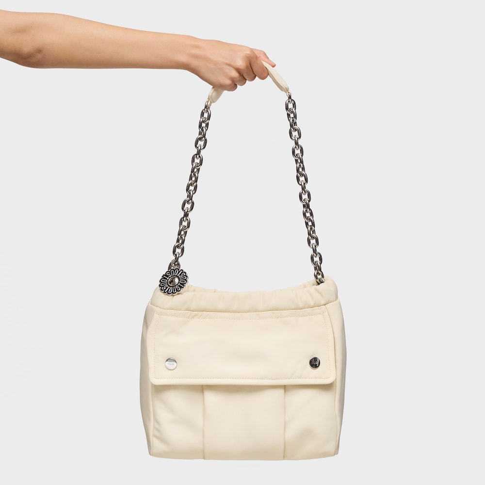 Středně velk&aacute; b&eacute;žov&aacute; Kabelka přes rameno TOUS Jane Soft