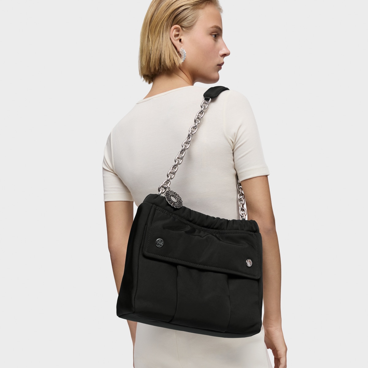 Medium black Shoulder bag TOUS Jane Soft