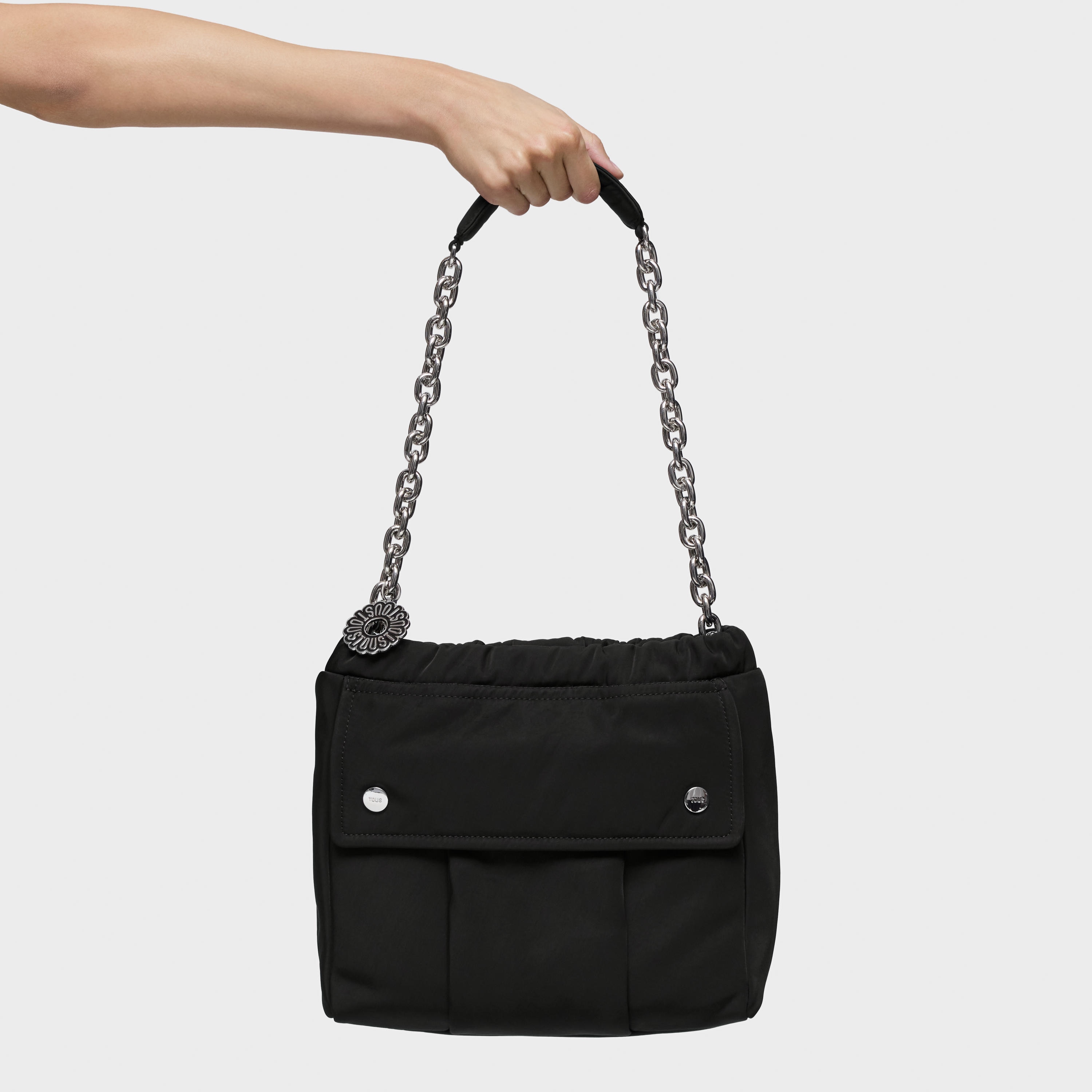 Medium black Shoulder bag TOUS Jane Soft