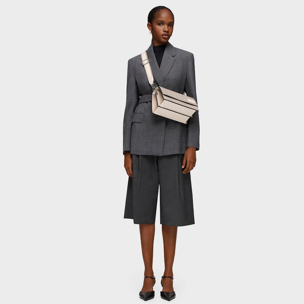 Bandolera Flap mediana beige TOUS MANIFESTO Essence