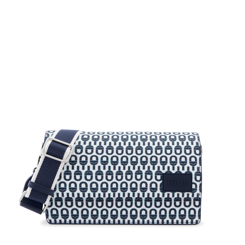 Medium navy blue Flap Crossbody bag TOUS MANIFESTO Essence image number 0