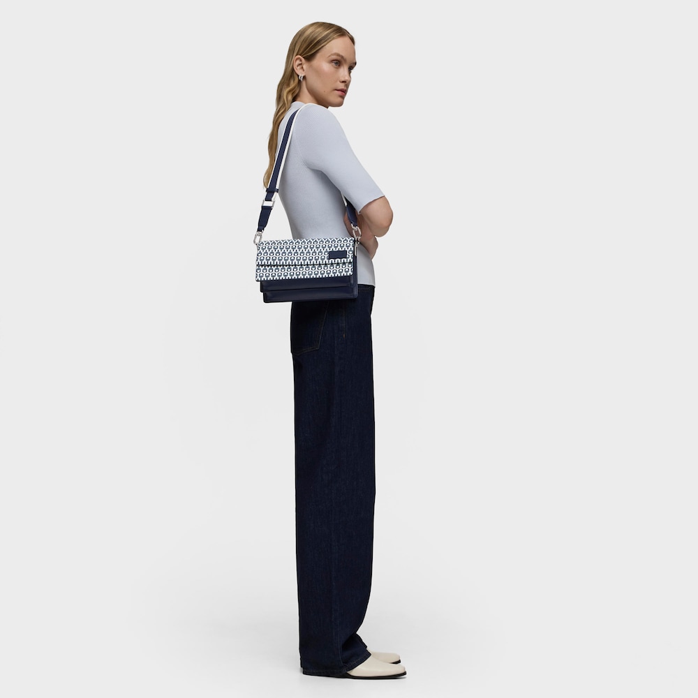 Medium navy blue Flap Crossbody bag TOUS MANIFESTO Essence