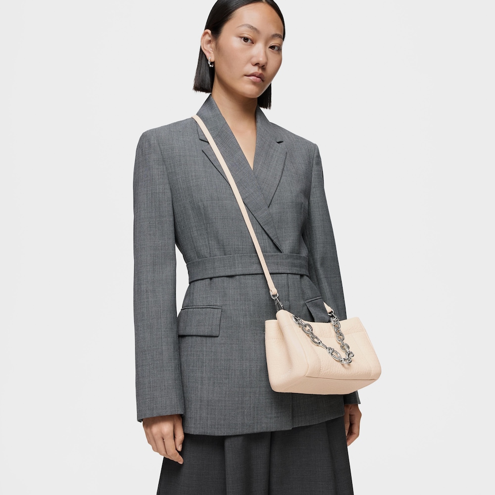 Bandolera peque&ntilde;a beige TOUS MANIFESTO New