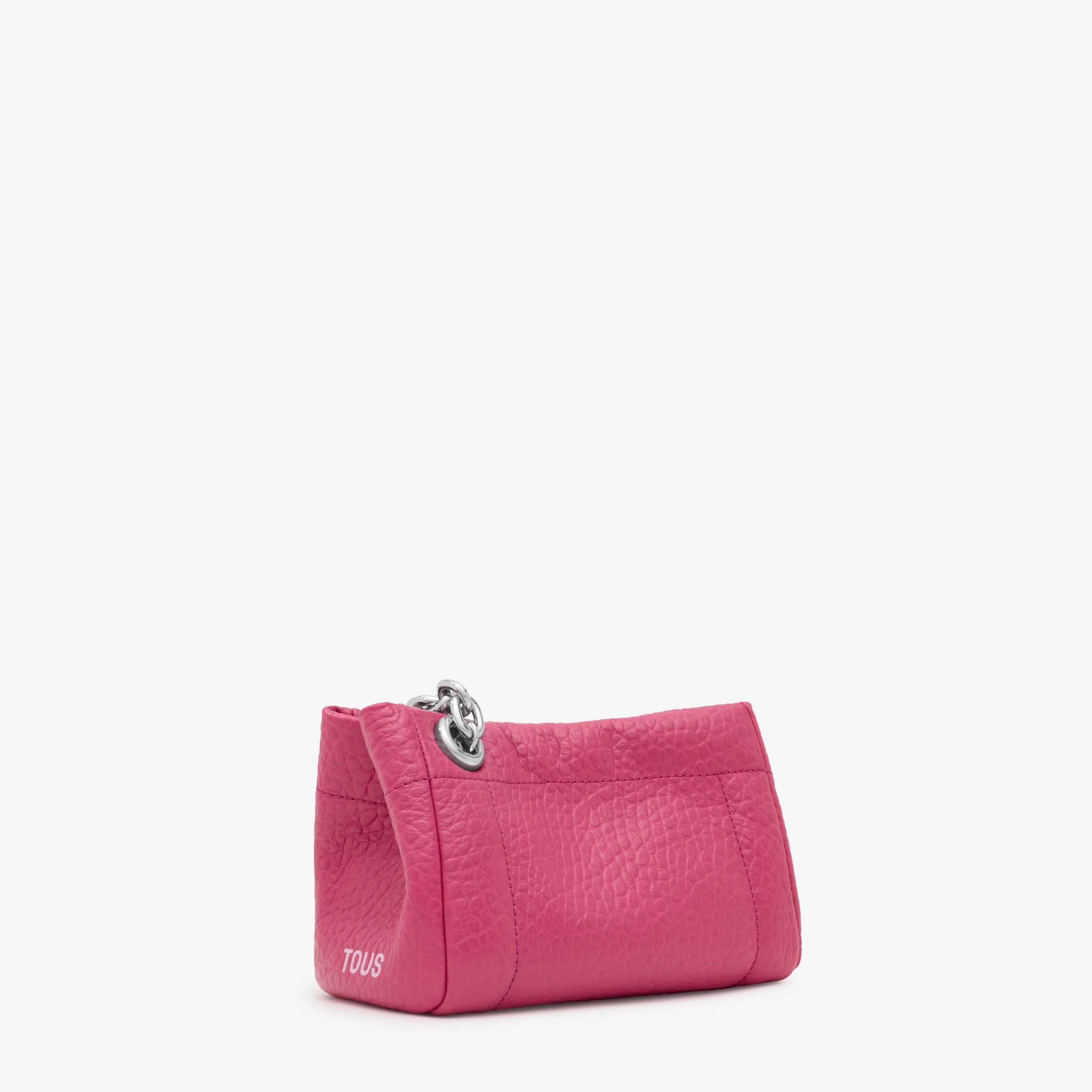Small fuchsia Crossbody bag TOUS MANIFESTO New | TOUS