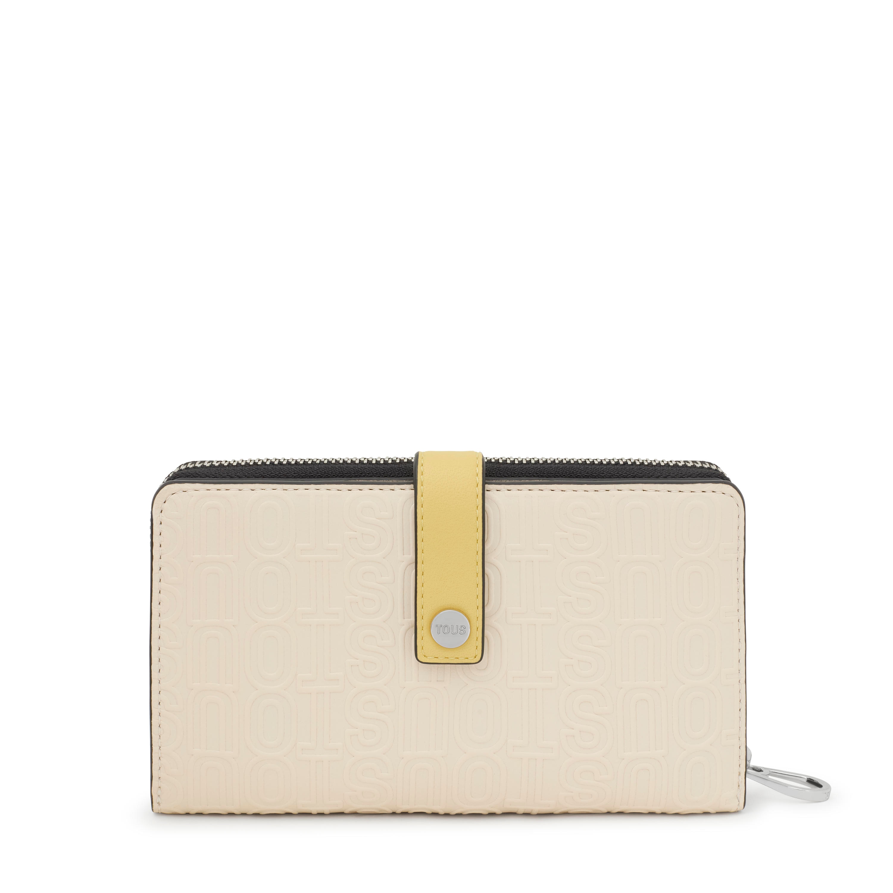 Beige Wallet Urbana Logo New