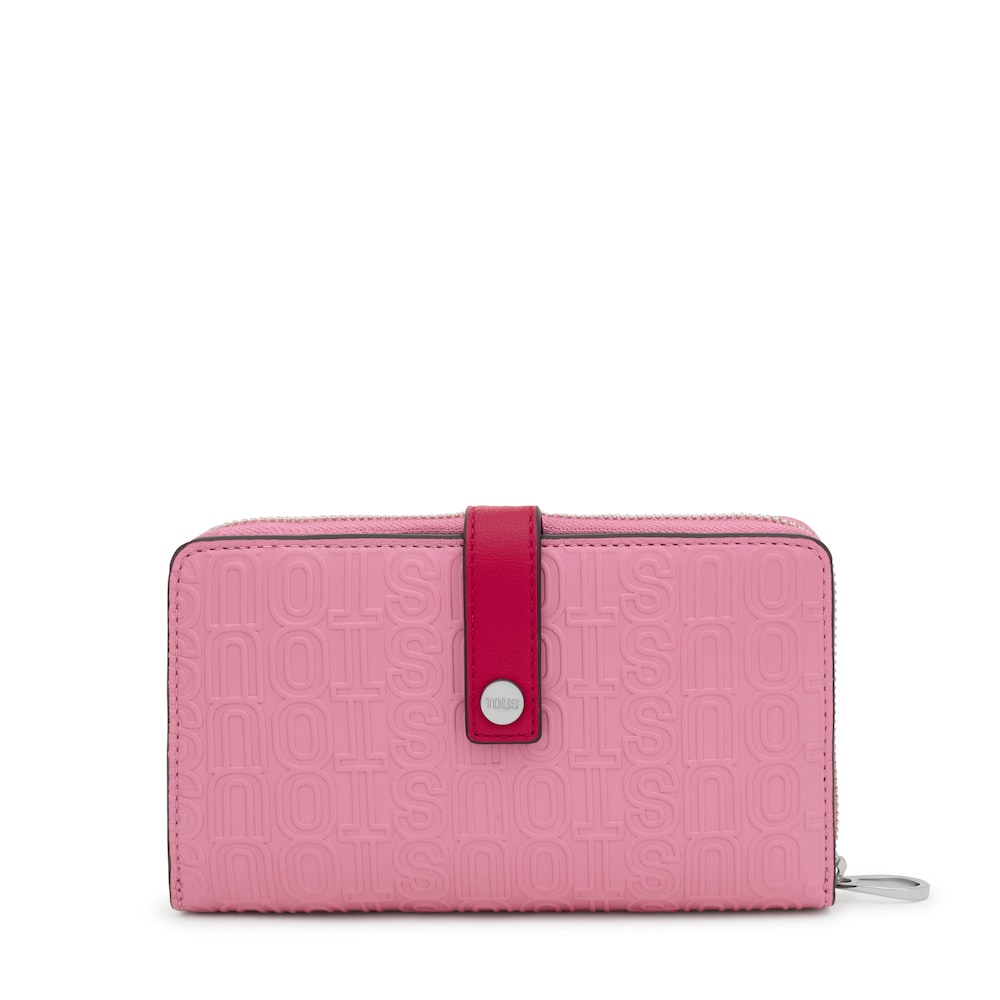 Billetera rosa oscuro Urbana Logo New