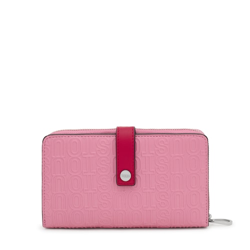 Billetera rosa oscuro Urbana Logo New