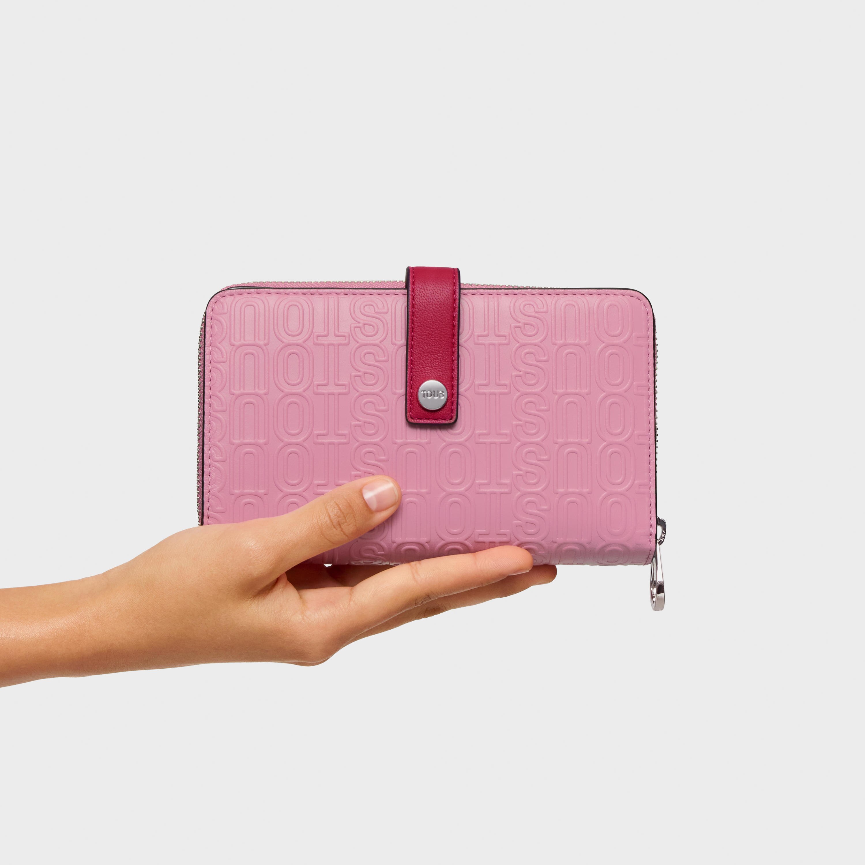 Dark pink Wallet Urbana Logo New