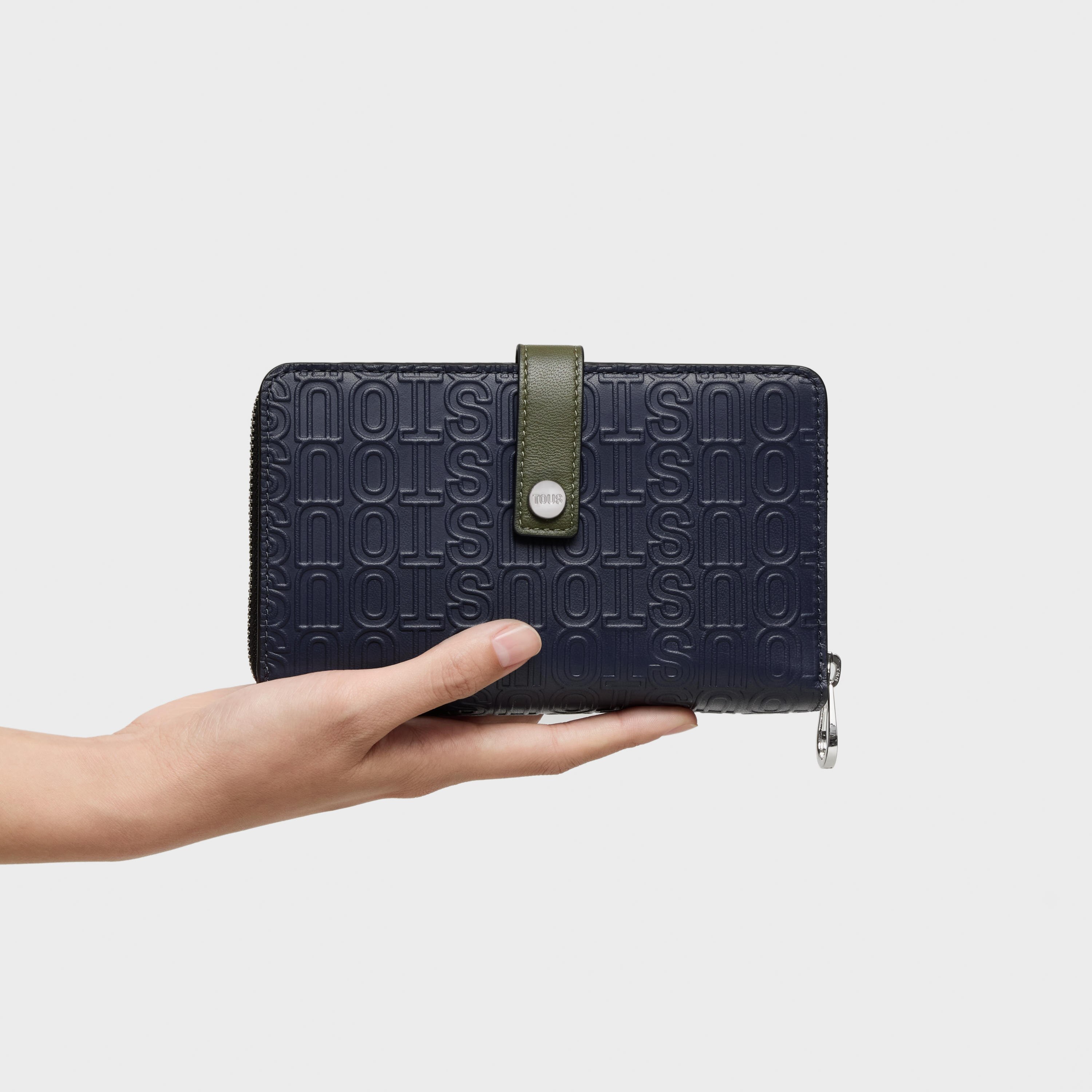 Navy blue Wallet Urbana Logo New