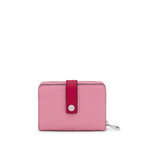 Dark pink Wallet Urbana Logo New