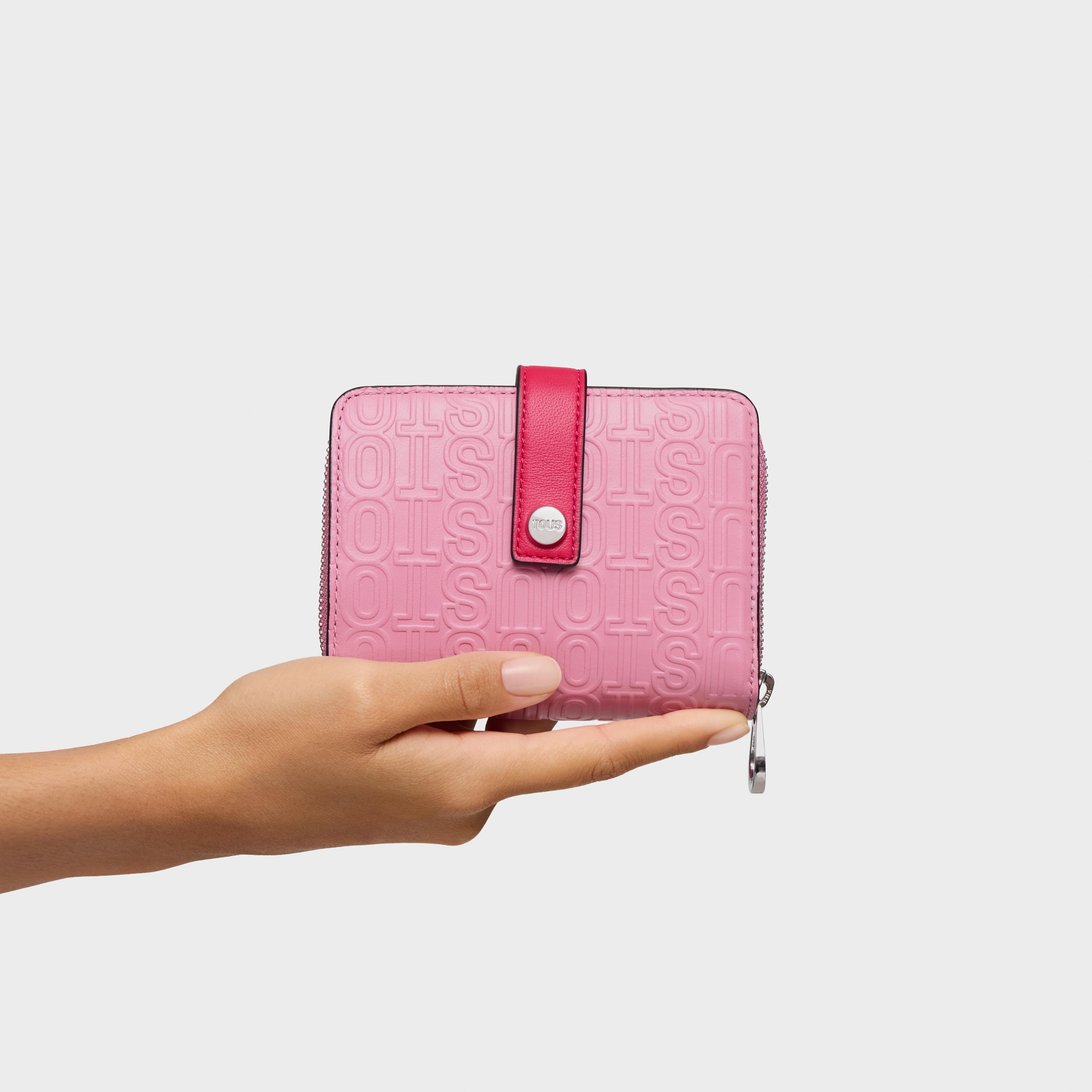 Dark pink Wallet Urbana Logo New
