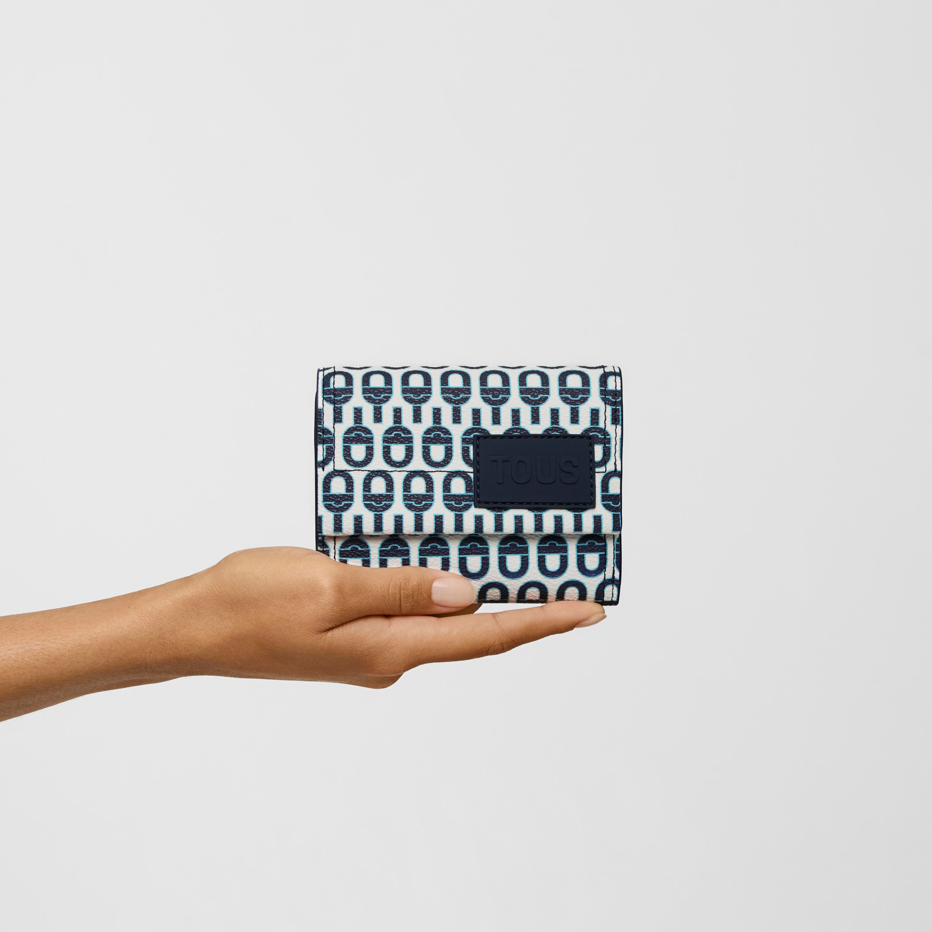 Navy blue Flap Card wallet TOUS MANIFESTO Essence