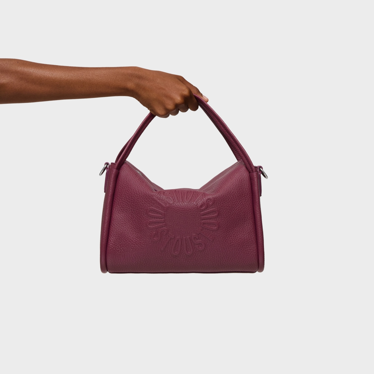 Burgundy leather TOUS Miranda City bag