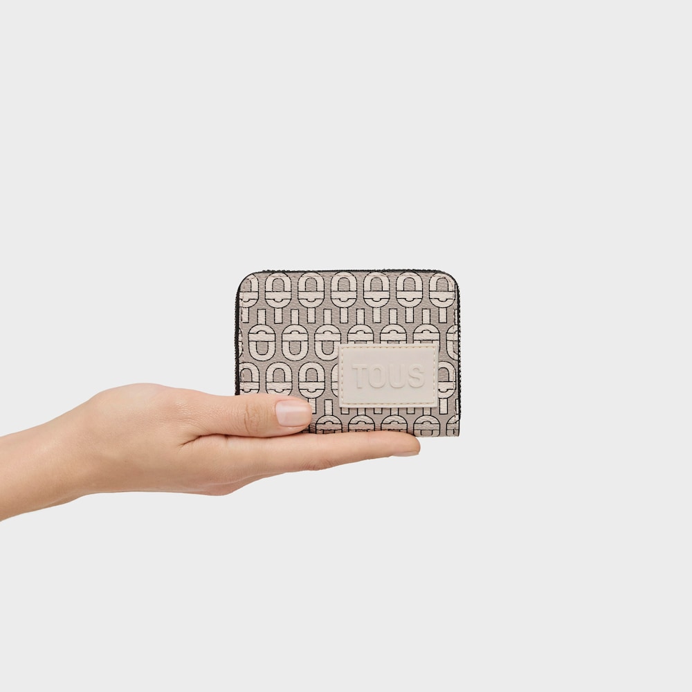 Beige Change purse TOUS MANIFESTO Essence
