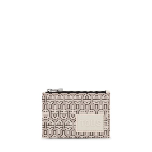 Beige Change purse-cardholder TOUS MANIFESTO Essence image number 0