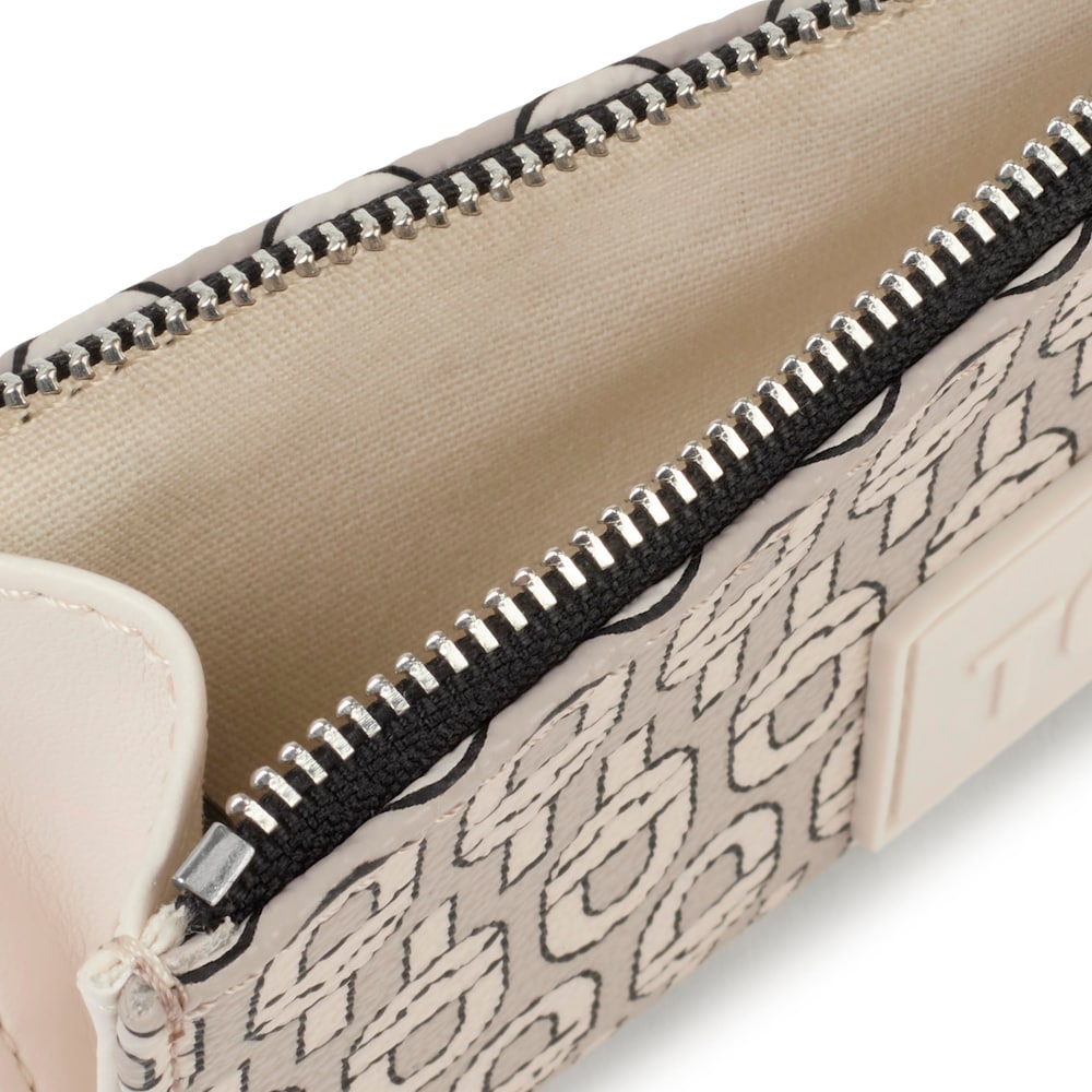 Porta-moedas/porta-cart&otilde;es bege TOUS MANIFESTO Essence