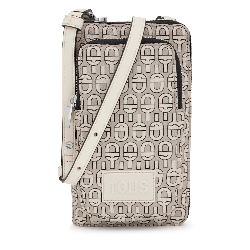 Funda de m&oacute;vil colgante beige TOUS MANIFESTO Essence